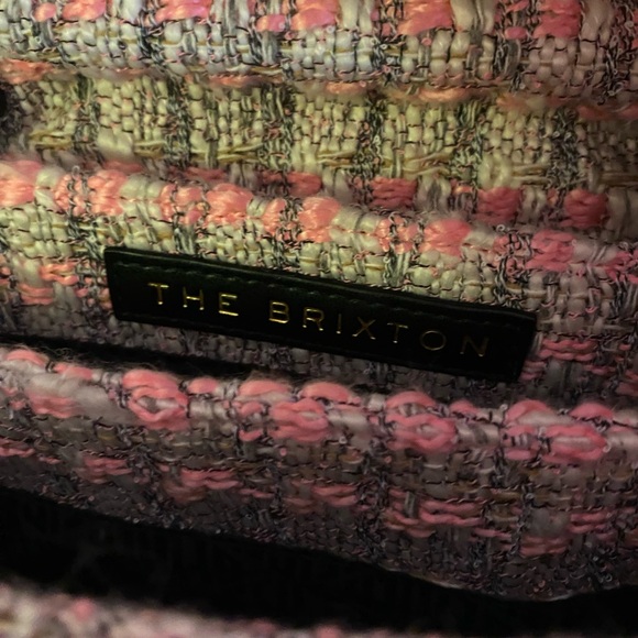 Kurt Geiger Pink Tweed Shoulder Bag with Chain - Picture 3 of 12